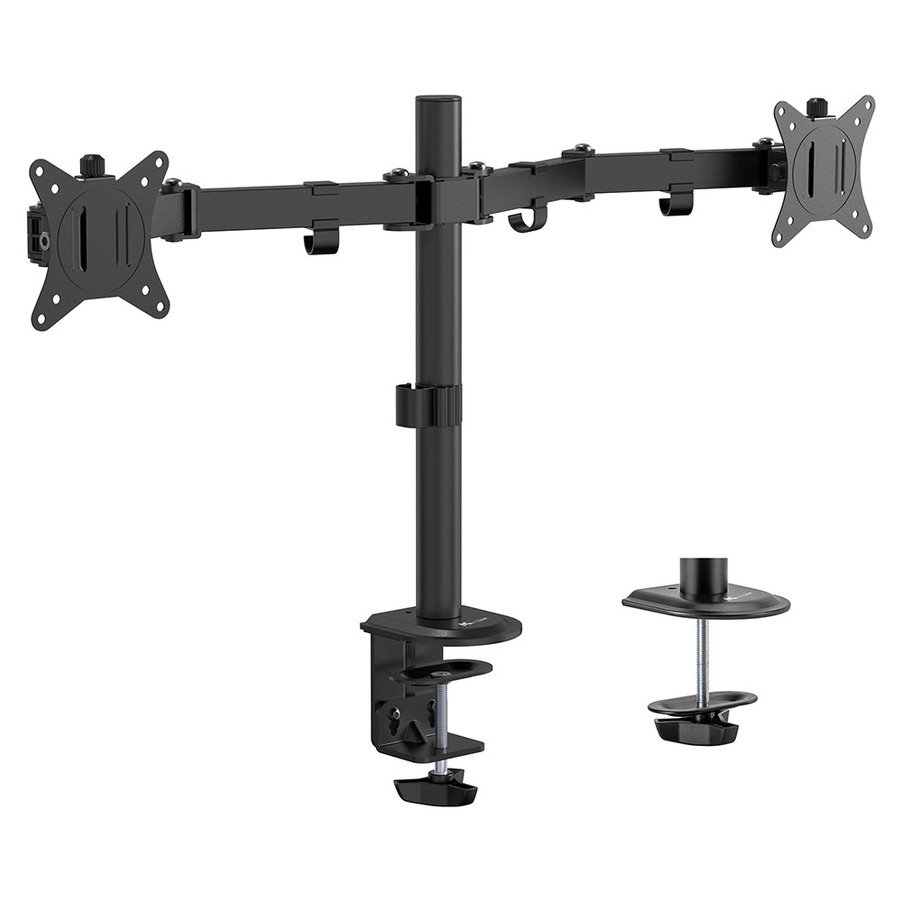ACGAM MDS-1D Articulated Steel Dual-Monitor Mount with Flexible Angle and Installation