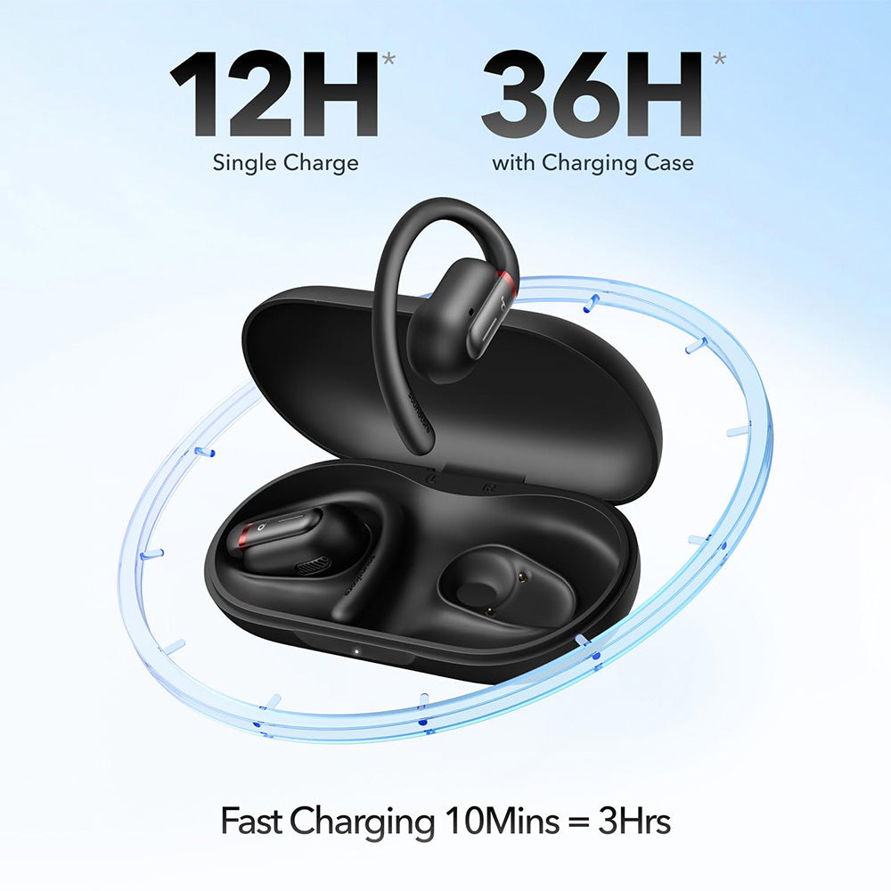 Anker Soundcore V30i Open-ear Earbuds, Ergonomic Ear Hooks, Bluetooth 5.3, App Control, Up to 36 Hours Playtime