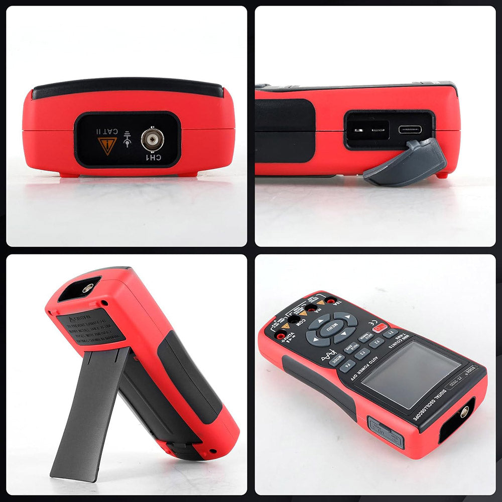 BSIDE ZT702S Digital Multimeter, Oscilloscope, Auto True RMS, Transistor Probe Meter, 48M/s 10MHz PC Waveform, 2.8inch LCD Screen