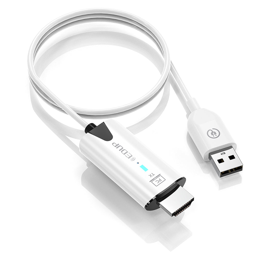 EDUP EH-WD9906 Wireless HDMI Transmitter and Receiver, Plug & Play, Screen Mirror & Extend, 98ft Transmission, 1RX to 8TXs