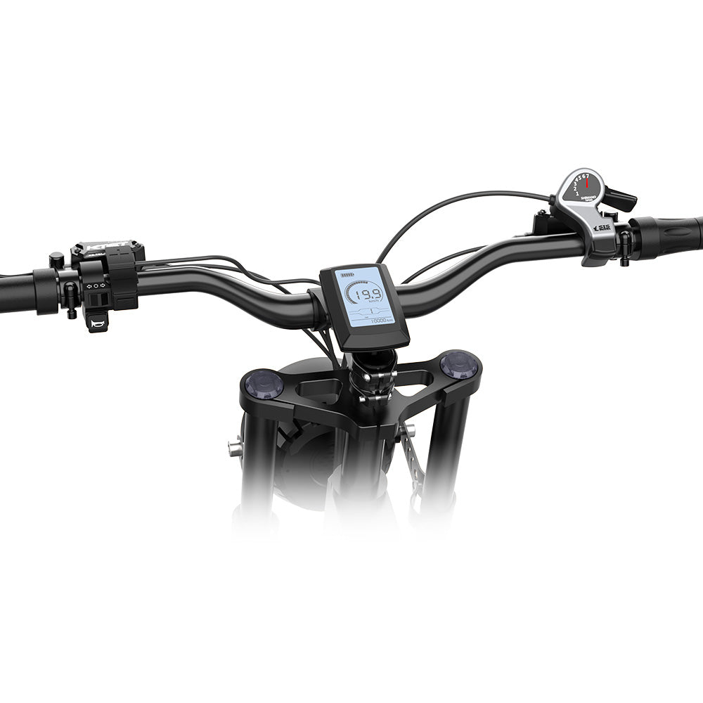 EKXBIKE X20 Electric Bike, 2000W Motor, 48V 35AH Battery, 20*4.0-inch Fat Tire, 55km/h Max Speed, 150km Range, Hydraulic Brake, Hydraulic Shock Absorber, Shimano 7-Speed