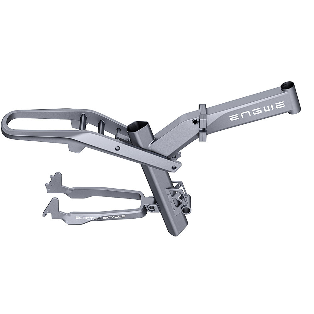 ENGWE X26 Electric Bike 26*4.0 inch Fat Tires 50km/h Max Speed 48V 1000W Motor 19.2Ah Battery 100km Range 150kg Max Load Triple Suspension System Shimano 8-Speed Gear Dual Hydraulic Disc Brake for All-Terrain Roads Mountain E-Bike - Grey