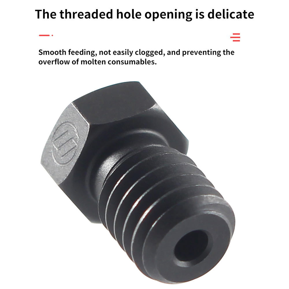 FYSETC E3D V6 0.3mm Tungsten Carbide Nozzle for VORON2.4/Trident/MK3S 3D Printer