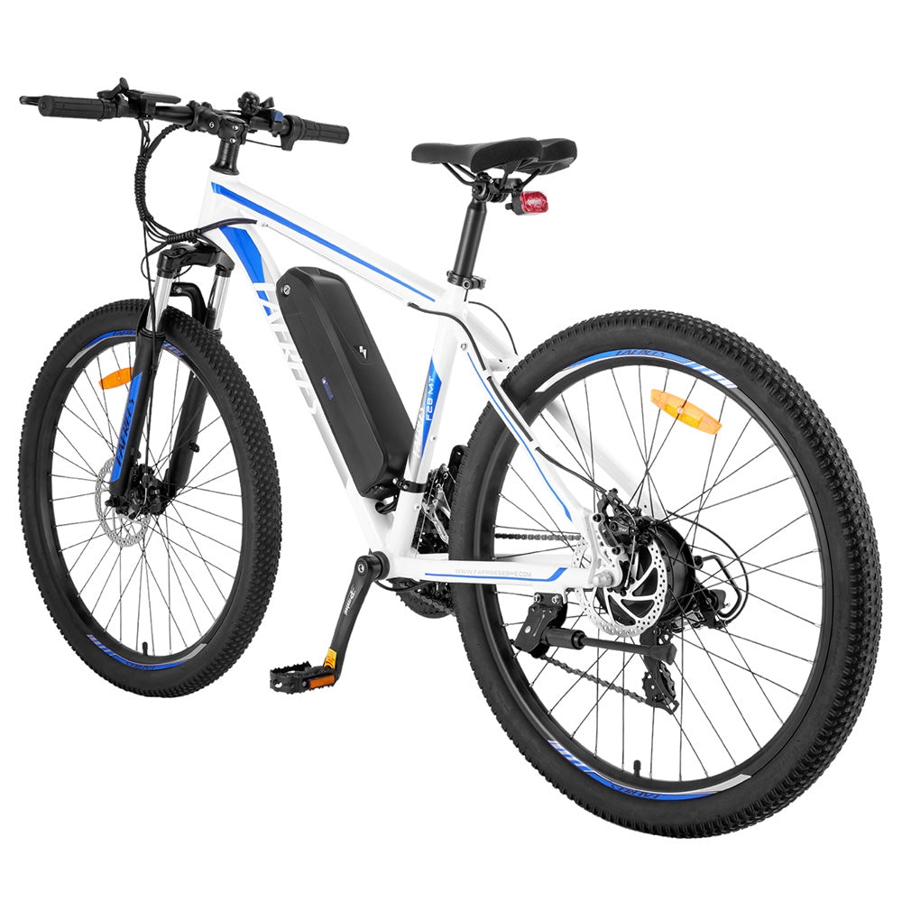 Fafrees F28 MT Mountain Electric Bike 27.5*2.25 inch Tire 250W Motor 36V 14.5Ah Battery 25km/h Speed 110km Max Range SHIMANO 21-Speed Gear Mechanical Disc Brakes - Blue