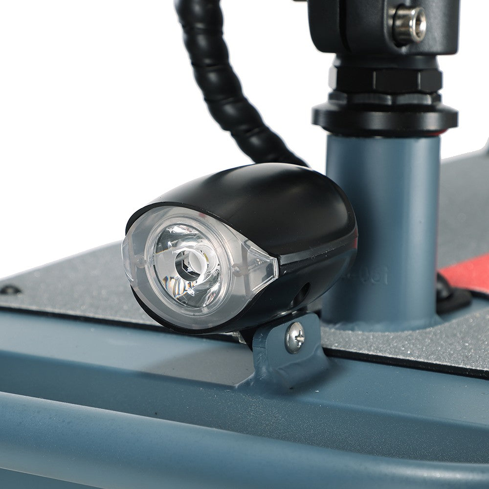 Freejoyer F7 Plus Four-wheel Electric Scooter with Seat, 300W Motor, 36V 21AH Battery, 15km/h Max Speed, 35km Max Range - Grey Blue