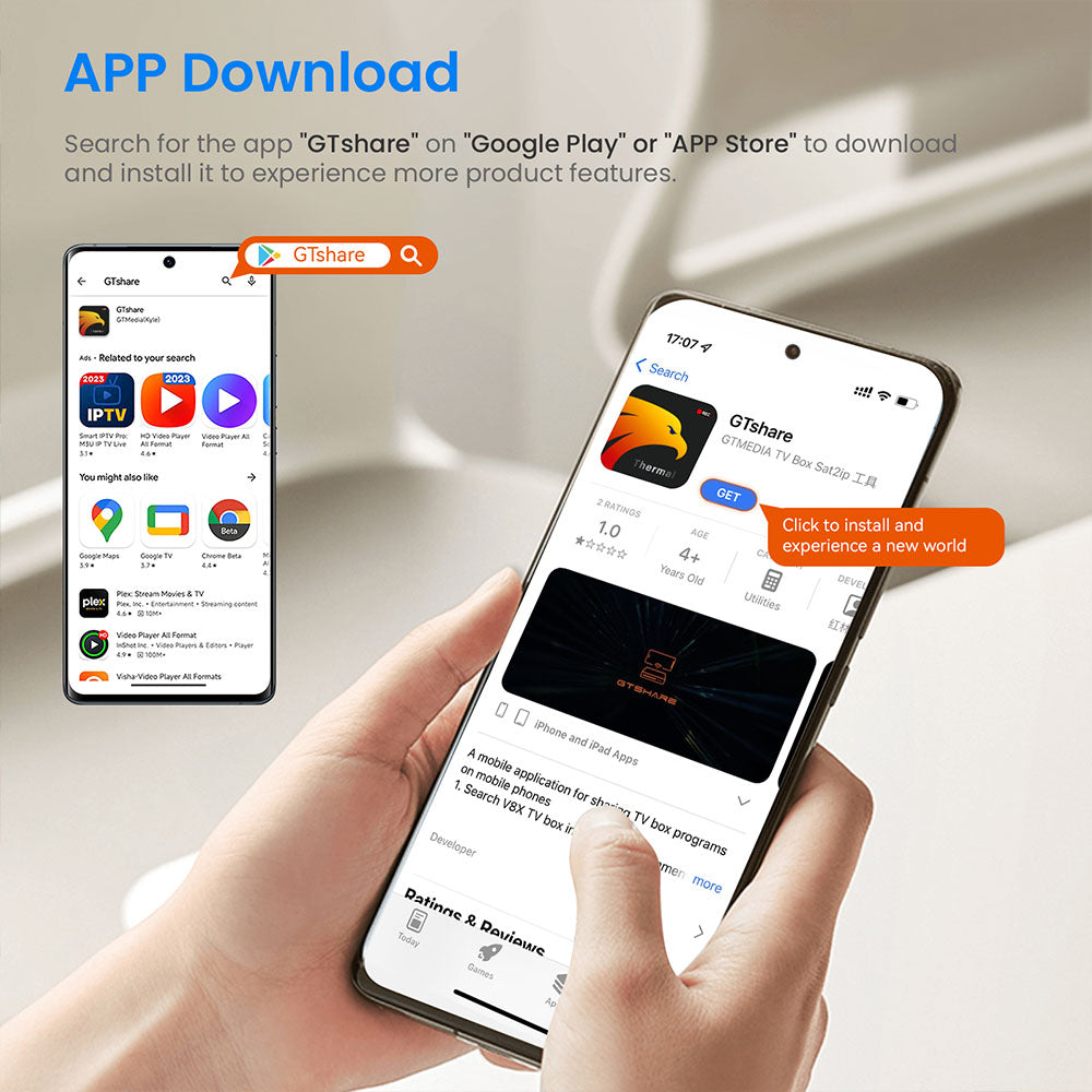GTGUARD AI15 Thermal Imaging Night Vision Monocular, 60Hz Screen Refresh Rate, 1-8x Digital Zoom, 384*288 Resolution, IP66 Waterproof, Built-in 32GB Storage, 5 Image Mode, 4000mAh Battery