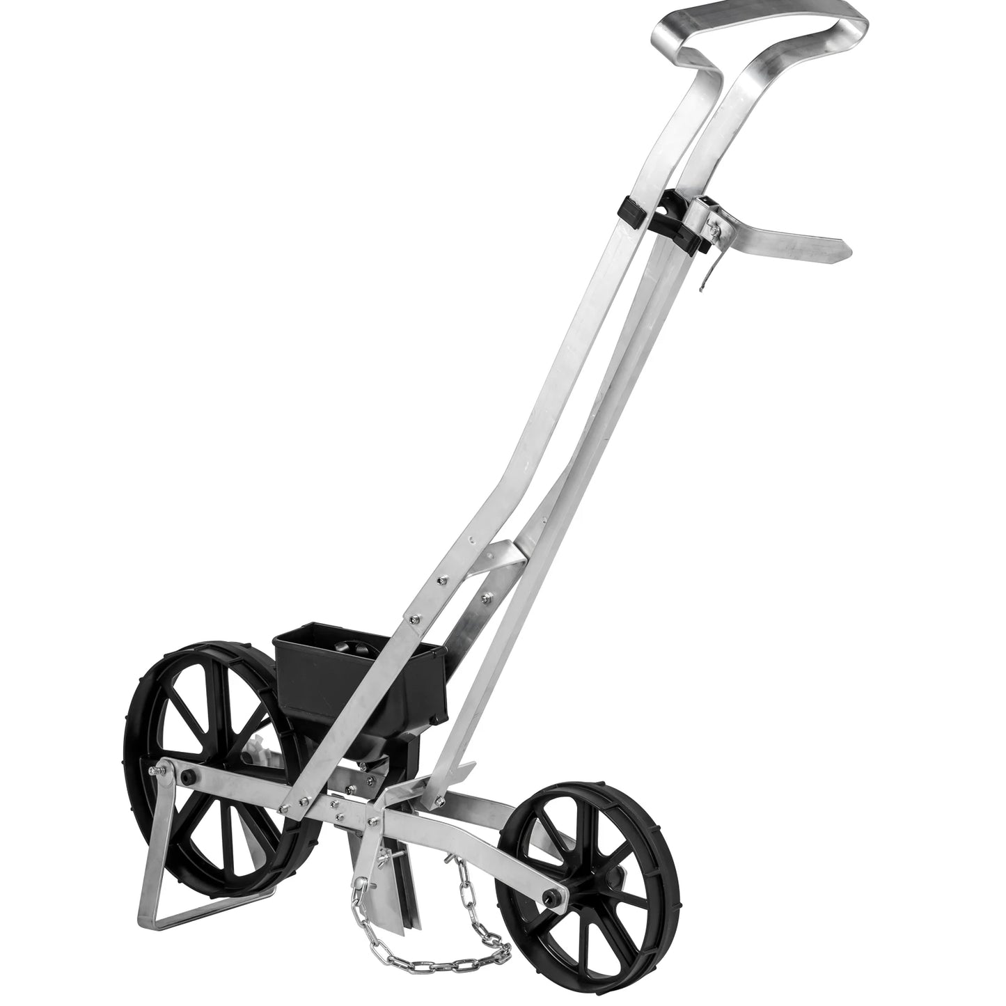 VEVOR Multifunkční ruční secí stroj s 6 semennými deskami Přesný rozmetač trávníku Bavlna Zelenina Pšenice Kukuřice arašídy Secí stroj