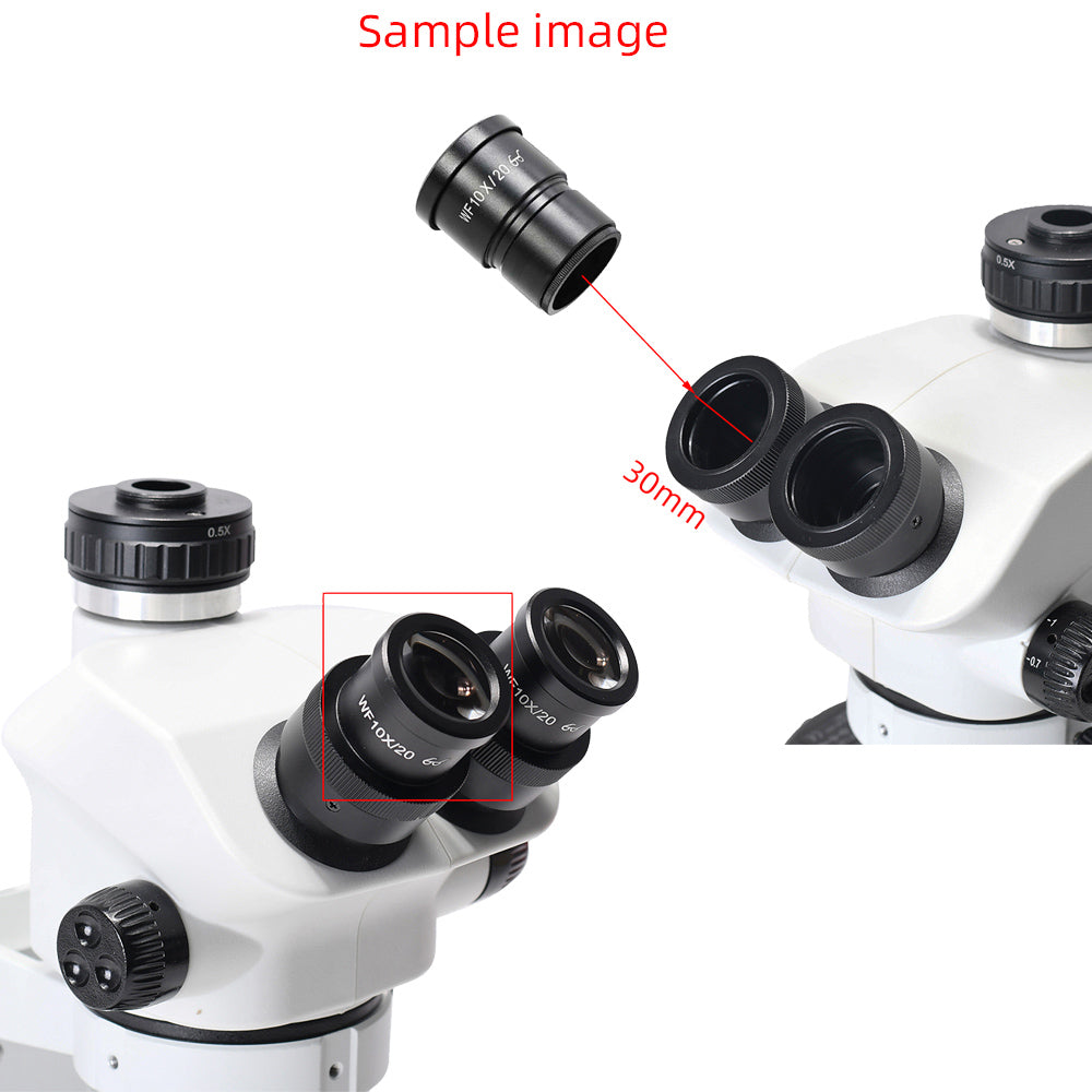 HAYEAR 30mm WF10X/20 Microscope Eyepiece Industrial Camera Lens
