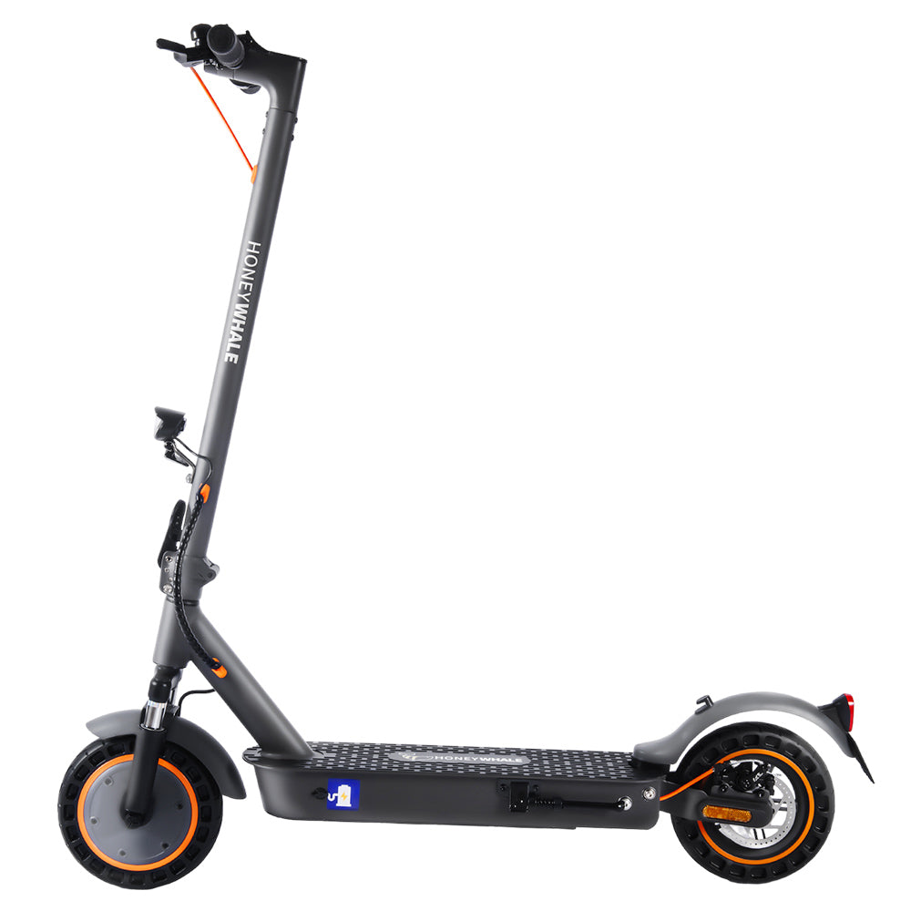 HONEYWHALE E9 MAX 10-inch Tire Electric Scooter ABE Certification, 500W Powerful Motor, 36V 10Ah Battery, 40km Max Range, Mechanical Brake Dual Suspension System Smart App