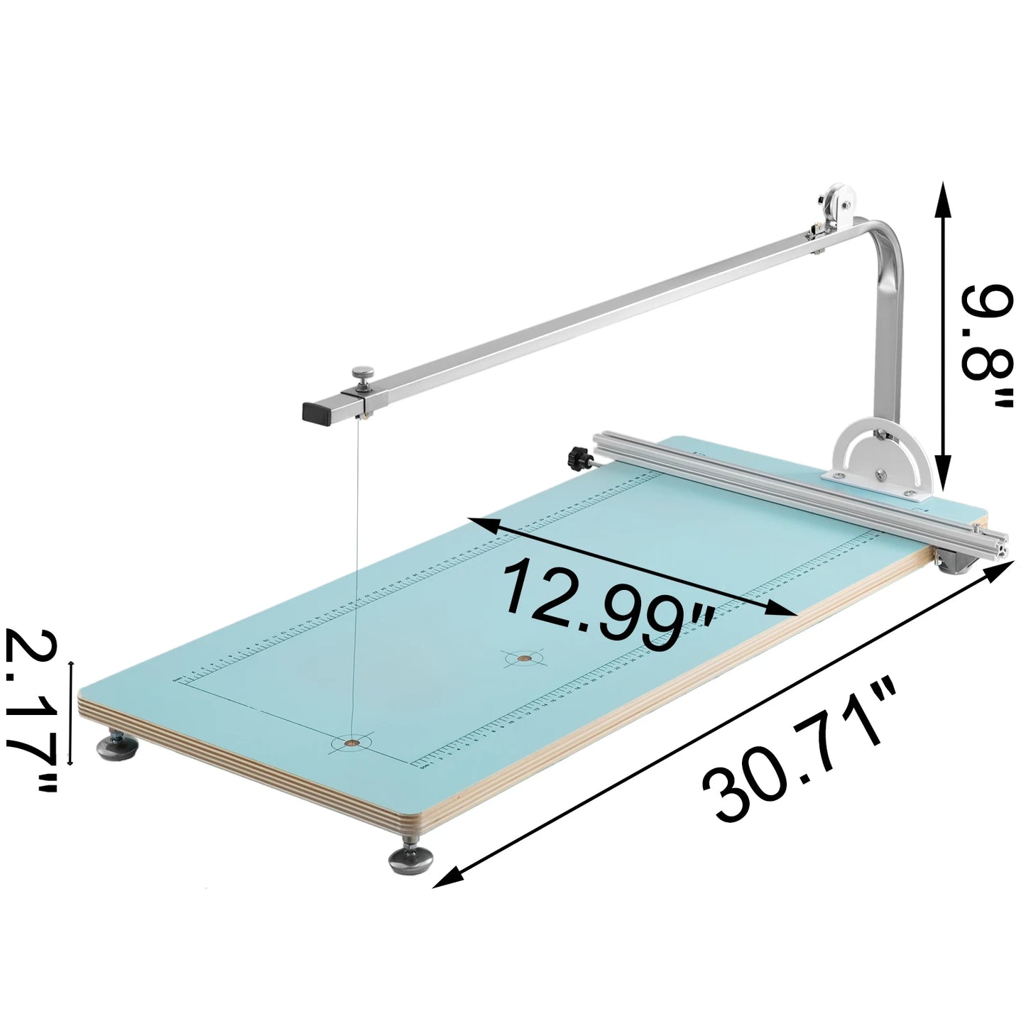 VEVOR pěnová řezačka Stroj s nastavitelným úhlem ovladatelným teplotním stolem Oheň MDF + slitinová polystyrenová houba Sada nářadí na řezání