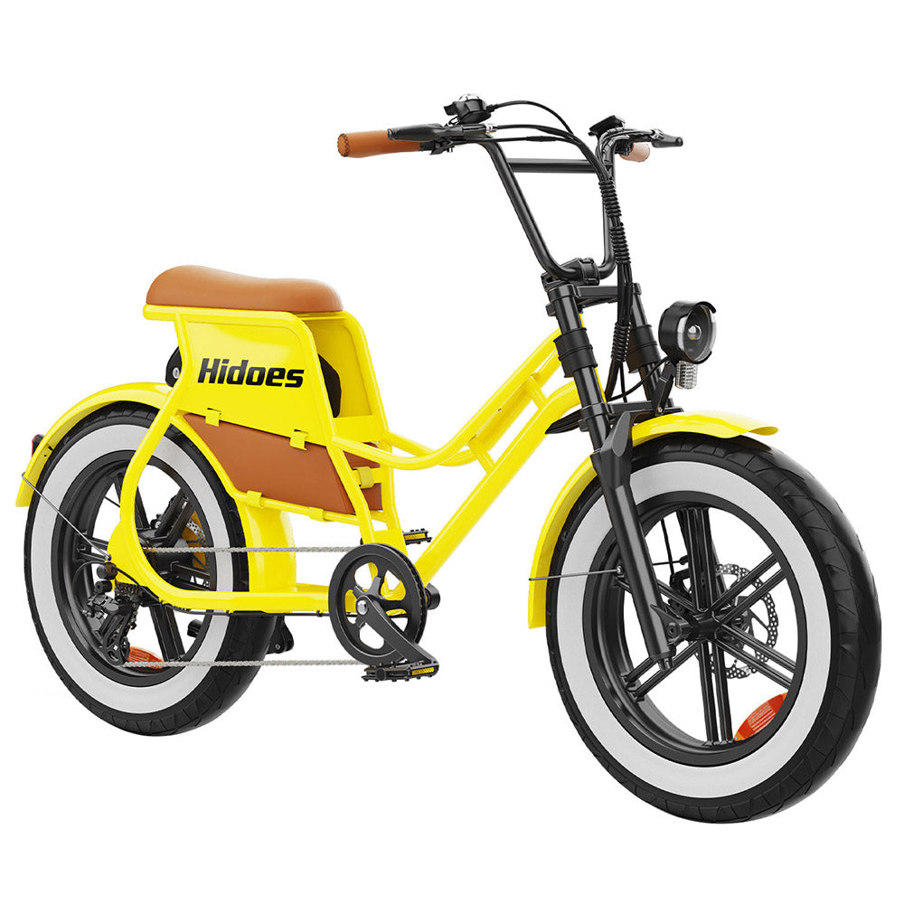 Hidoes C8 Electric Bike, 700W Motor, 48V 17Ah Battery, 20*4.0 inch Fat Tire, 40km/h Max Speed, 55km Range, Front & Rear Disc Brakes, Hydraulic Spring Damping, Shimano 7-speed