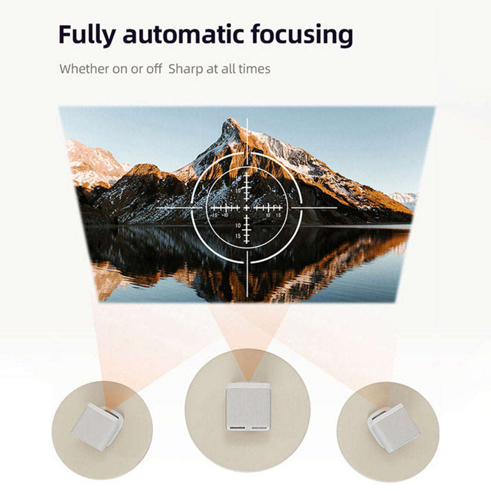 Lenovo Xiaoxin 100P Smart Projector, 850 ANSI, 1080P, HDR10, WiFi 6, 2*5W Speaker, Automatic Keystone Correction