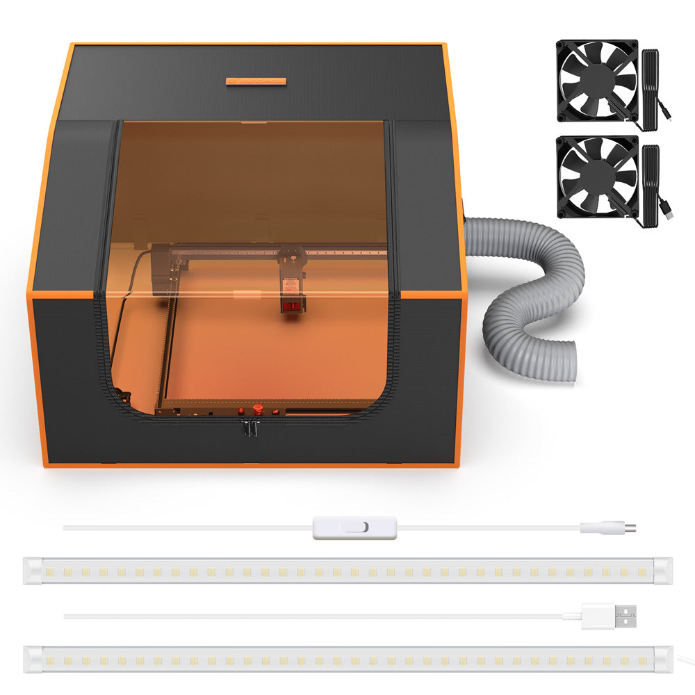 Mecpow FC2 Fireproof Enclosure with Fan for Mecpow X5/X5 Pro Sculpfun S30 Ultra Series, 950*930*460mm