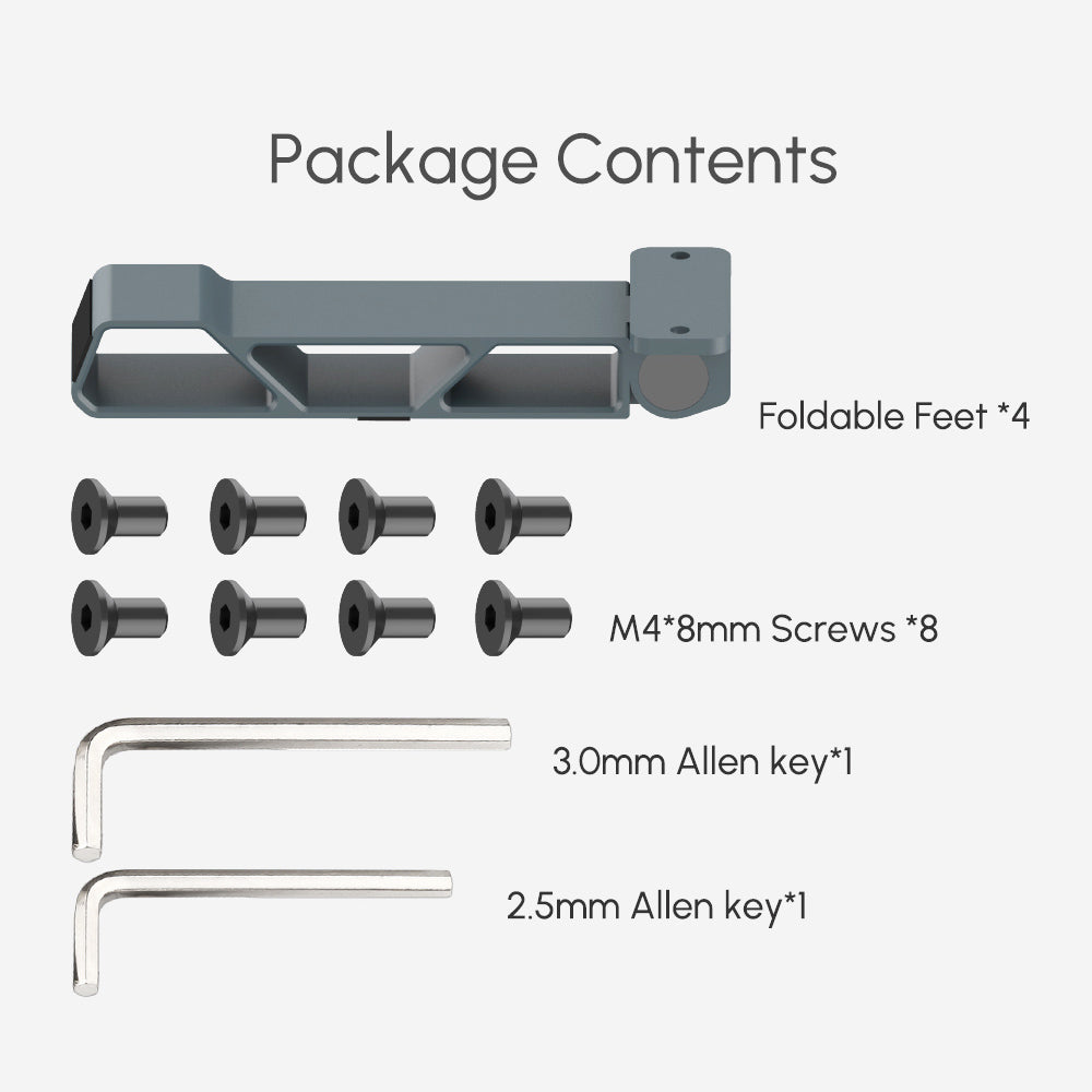 ORTUR FFT1.0 Foldable Feet for ORTUR Laser Master 3 Laser Engraver, 4Pcs