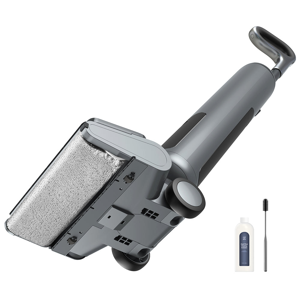 OSOTEK H200 Horizon Wet Dry Vacuum Cleaner, 14Kpa, Ultra-wide Track-wheel Roller Brush, Wipes to the Edge, 3-in-1 Wireless Floor Cleaner with Self-Cleaning, LED Display, Floor Brush, Smart Vacuum Cleaner for All Hard Floors