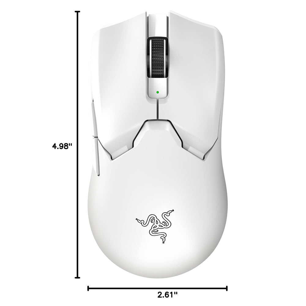 Razer Viper V2 Pro Wireless Gaming Mouse, 58g Ultra Lightweight, 30K DPI Optical Sensor, 90 Hours Battery Life - White