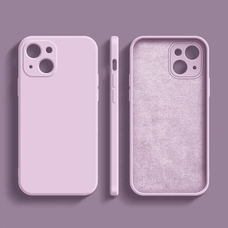 Luxusní originální tekuté silikonové pouzdro pro iPhone 14 13 12 11 Pro Max nárazuvzdorné pouzdro