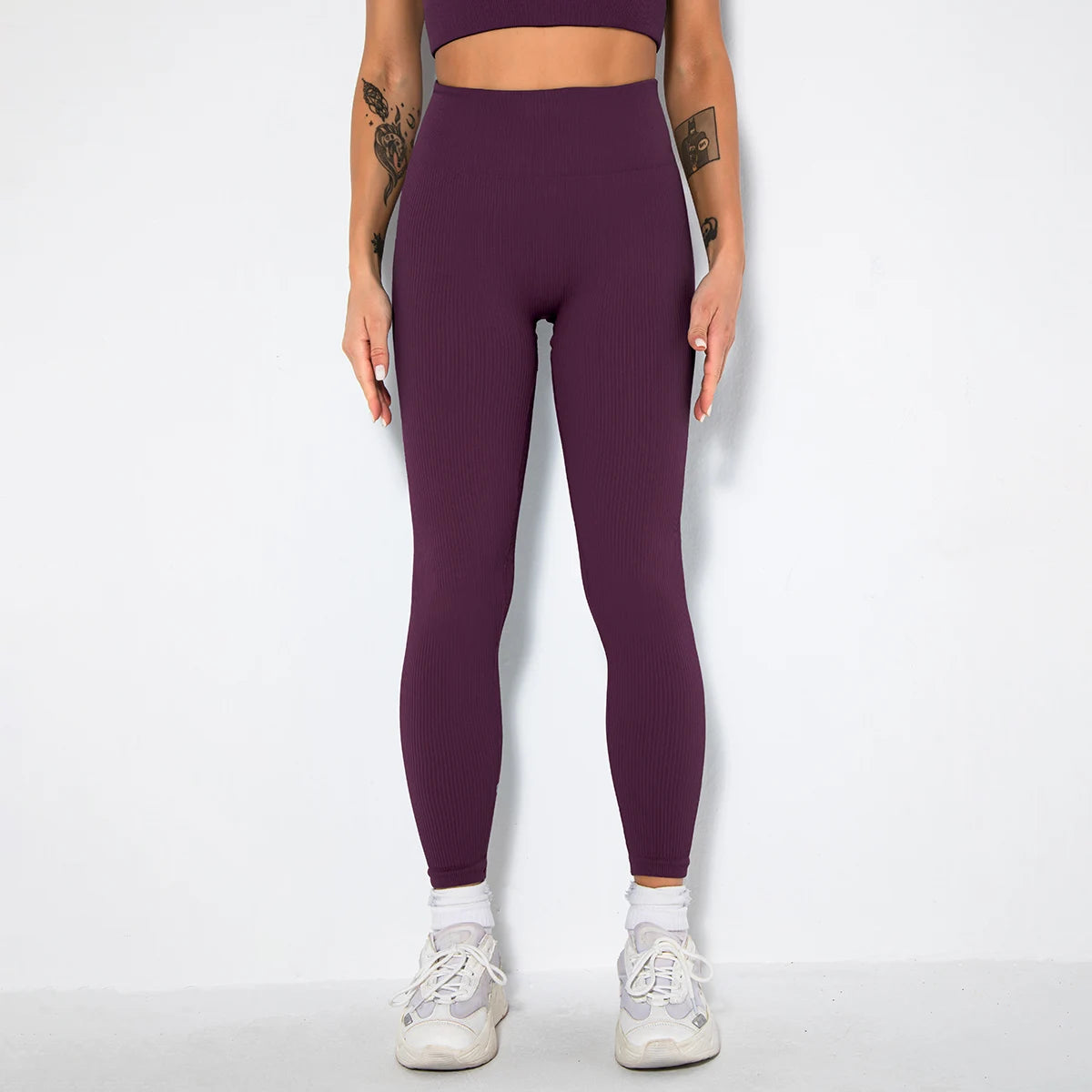 Dámské Sportovní legíny Jóga Kalhoty Vysoký pas Push Up Cyklistické legíny Kalhoty Fitness Běh Upnuté Bočnice Legíny Tělocvična