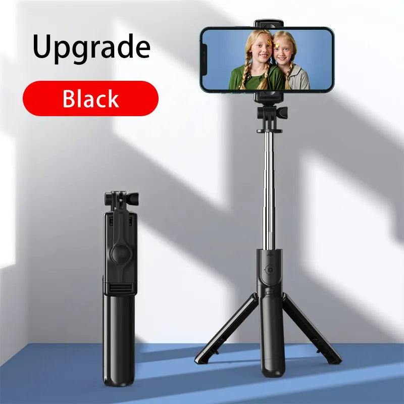 Bluetooth Wireless Selfie Stick Mini stativ Rozšiřitelná dálková spoušť pro monopod pro iPhone Držák telefonu Samsung Xiaomi