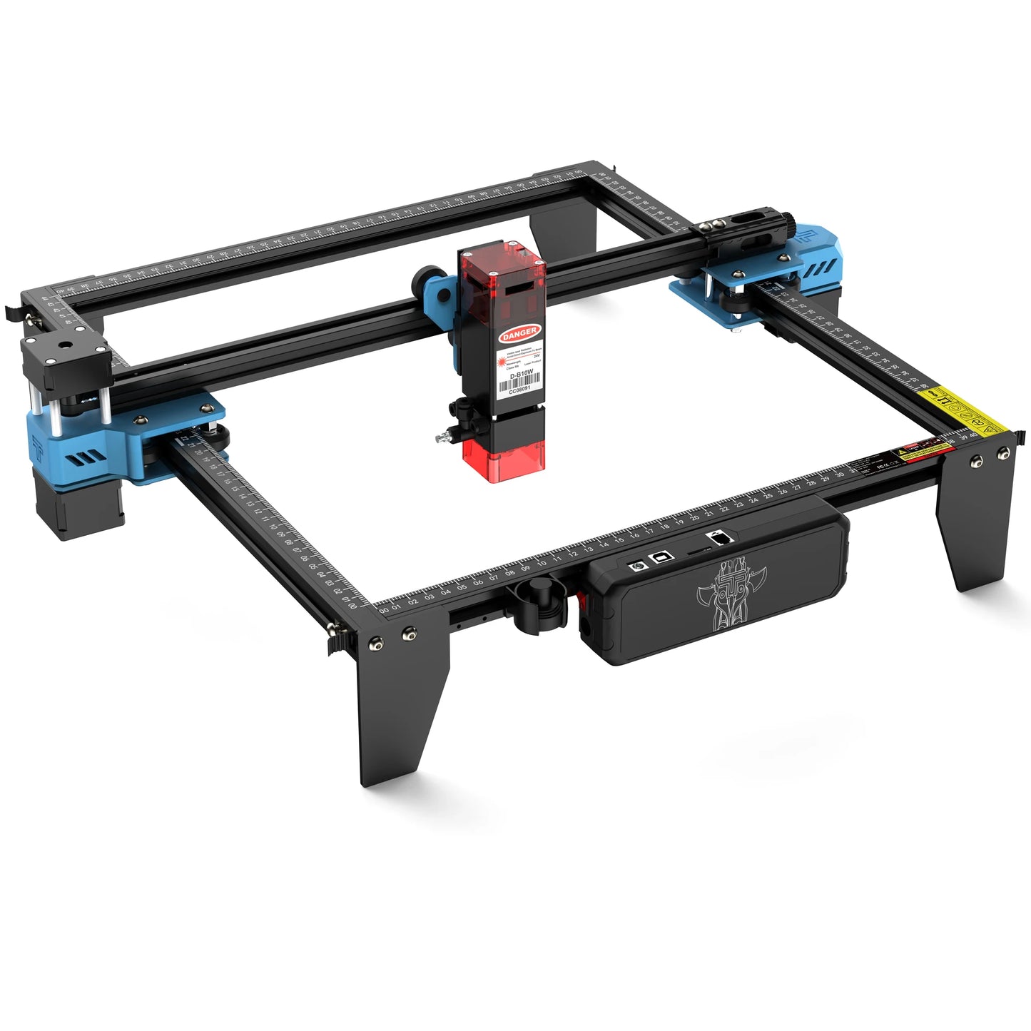 TwoTrees TTS-55 TTS-10 Pro Laserový rytec Nerezová ocel Tiskárna loga pro vlastní potřebu Kovový laserový gravírovací stroj CNC řezání dřeva