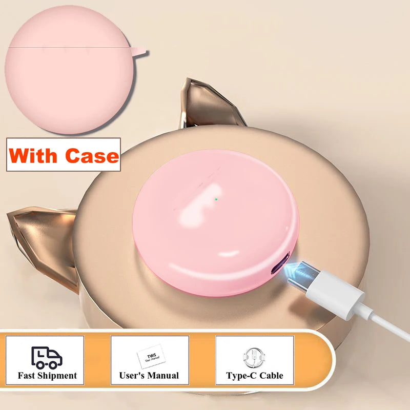 Sluchátka Bluetooth pro iPhone Bezdrátová sluchátka Bluetooth Headset Pro 6 TWS s funkcí potlačení hluku a bezdrátovými sluchátky Mic Pro6