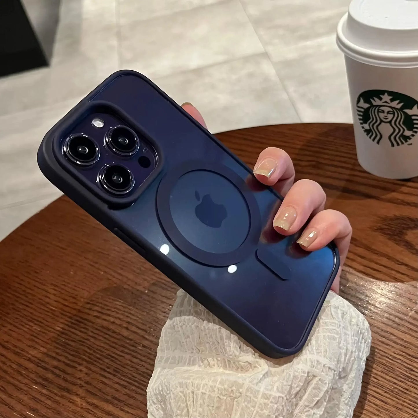 Luxusní Magsafe Transparent Case pro iPhone 16 15 14 13 12 11 Pro X XS XR Max Magnetic Wireless Charge Phone Cover