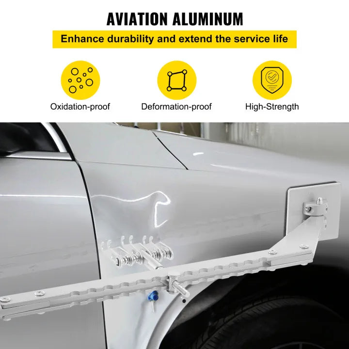 Vevor Dent Pull Bar 6 Claw Hák Dent Puller Jednonohé vyrovnávání Přenosné Dent Tah bar Hliníková slitina pro opravy promáčklin automobilů