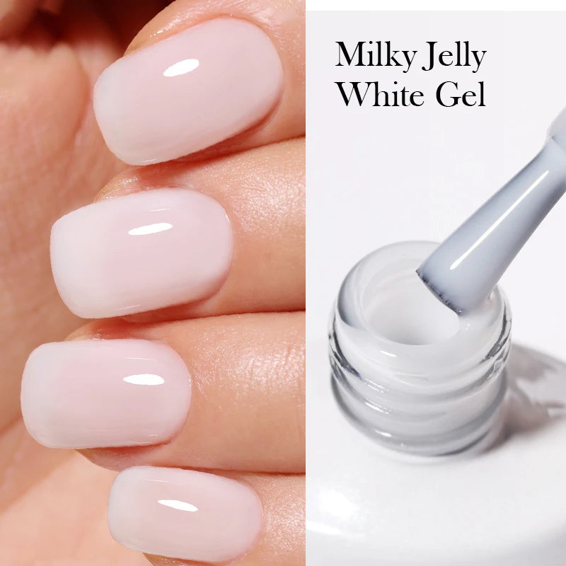 BORN PRETTY 10ml Base Gel Top Coat Gumový gel Posilující gel na nehty Nástroje Soak Off UV LED lak na nehty Funkční gel