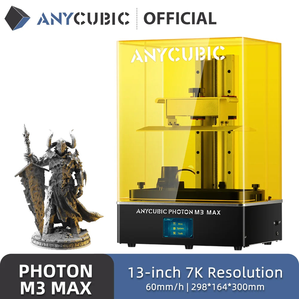 Российский ANYCUBIC UV Смола LCD 3D projektor Photon Mono 2, Mono X 6Ks,M3 Max, 12K Mono M5s 14K Mono M5s Pro DLP tiskárna Photon D2