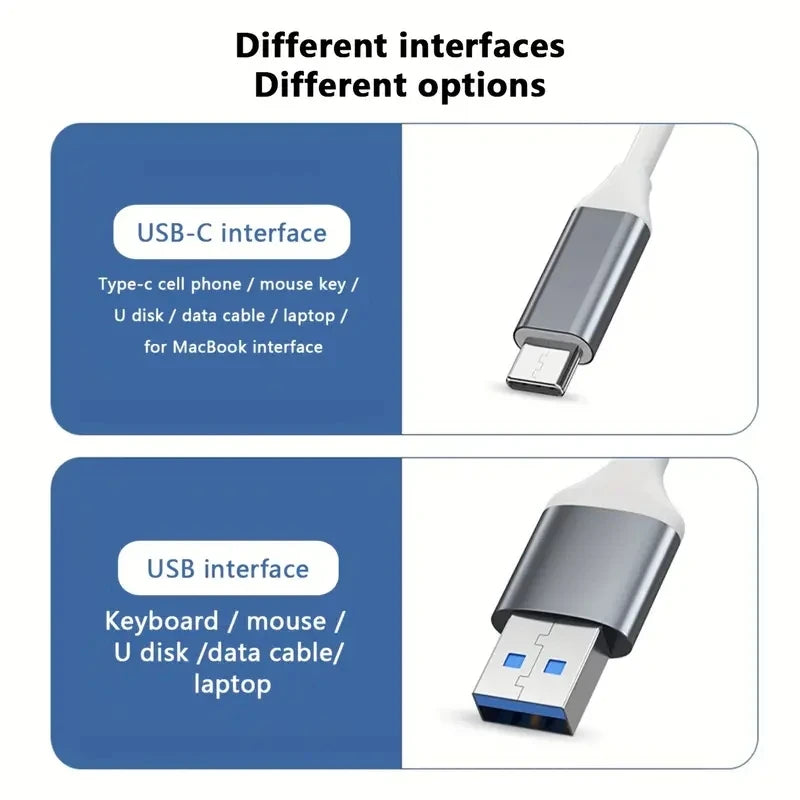 USB HUB 3.0 Extender 4portový splitter adaptér OTG Dokovací stanice pro telefon Macbook Pro 13 15 Air PC Laptop Computer Hub