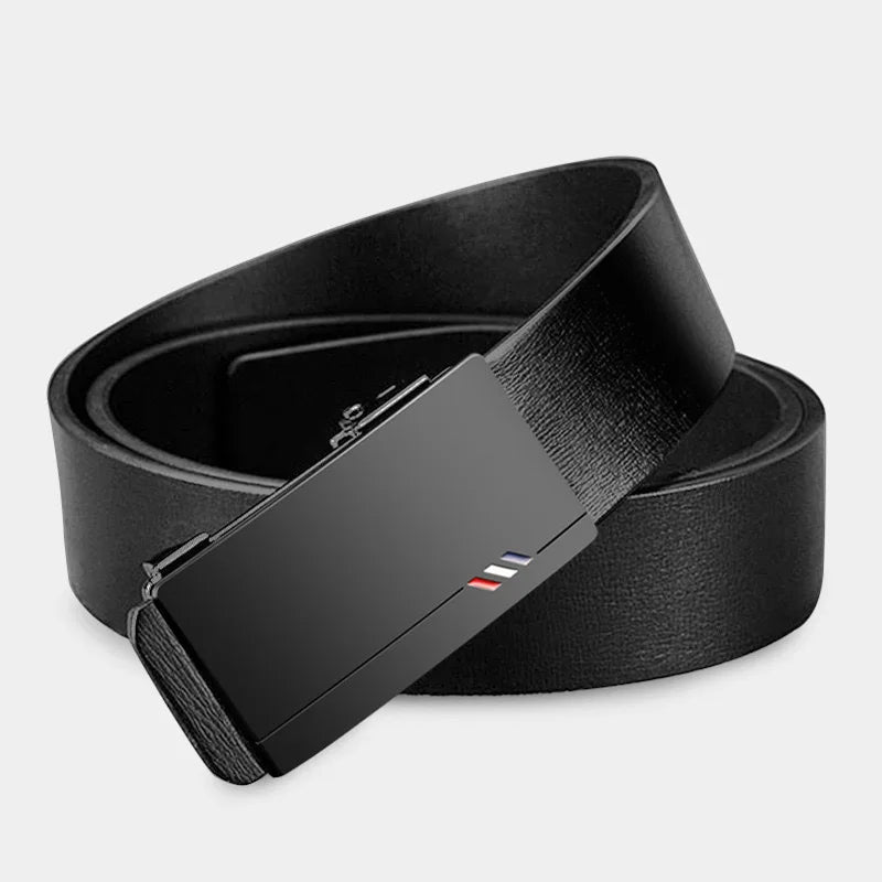 Módní business pánský pásek originální luxusní značkový pásek pásek s automatickou přezkou PU kožený měkký pásek s cargo kalhoty pásek džíny