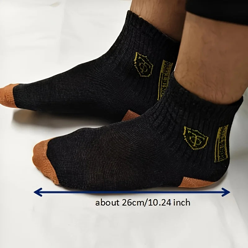 5PCS Set pánské ultra prodyšné stylové sportovní ponožky pro vysoce výkonné basketbalové fotbalové módní multibalení