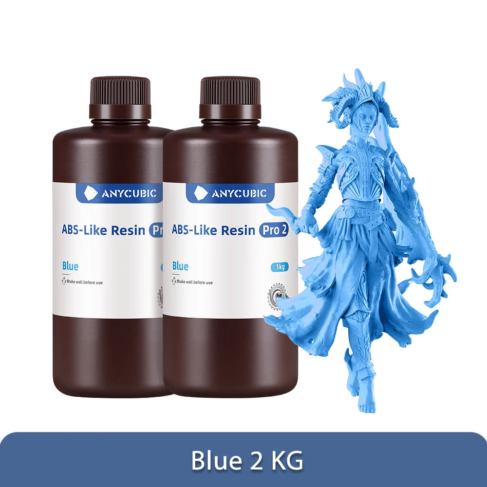 ANYCUBIC ABS Pro 2 Resin 405nm fotocitlivá polyresinová vysoce přesná s minimálním smrštěním pro LCD 3D tiskárnu