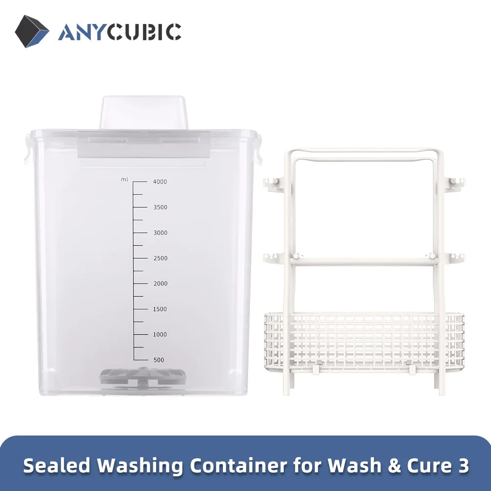 ANYCUBIC Wash Cure 3 Příslušenství Utěsněná mycí nádoba LCD 3D Printer Part