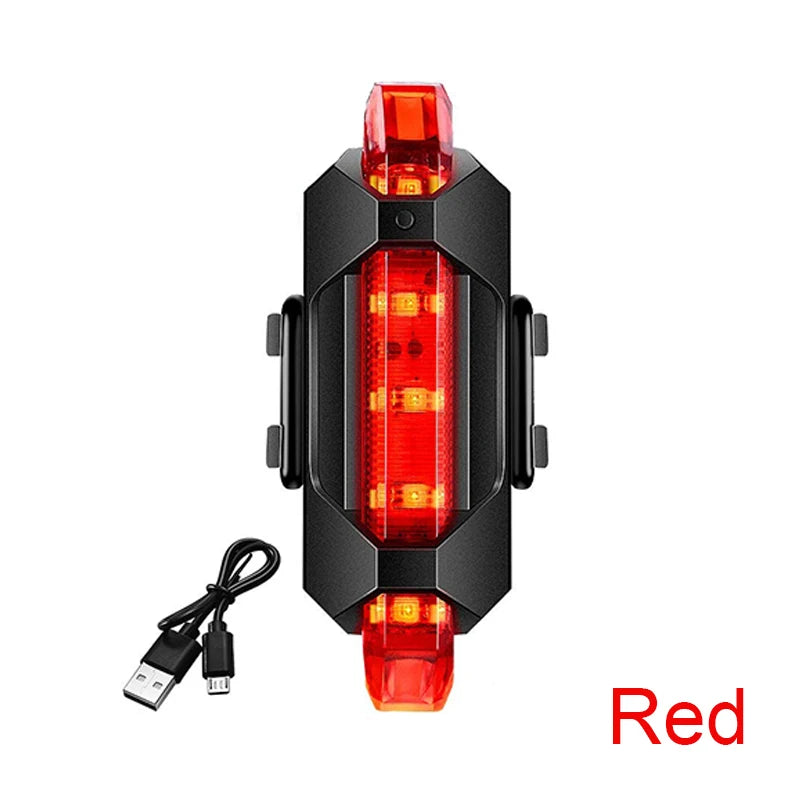 Sada 2218 Bike Light Set USB dobíjecí přední světlo s koncovým světlem Snadná instalace 3 režimy Příslušenství na kolo pro kolo