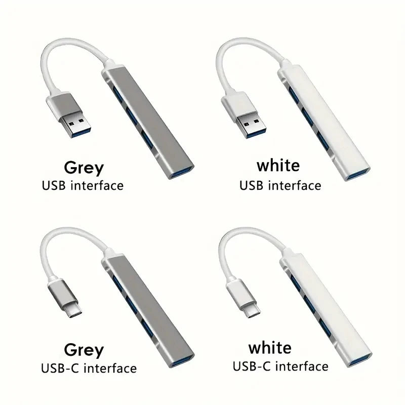 USB HUB 3.0 Extender 4portový splitter adaptér OTG Dokovací stanice pro telefon Macbook Pro 13 15 Air PC Laptop Computer Hub
