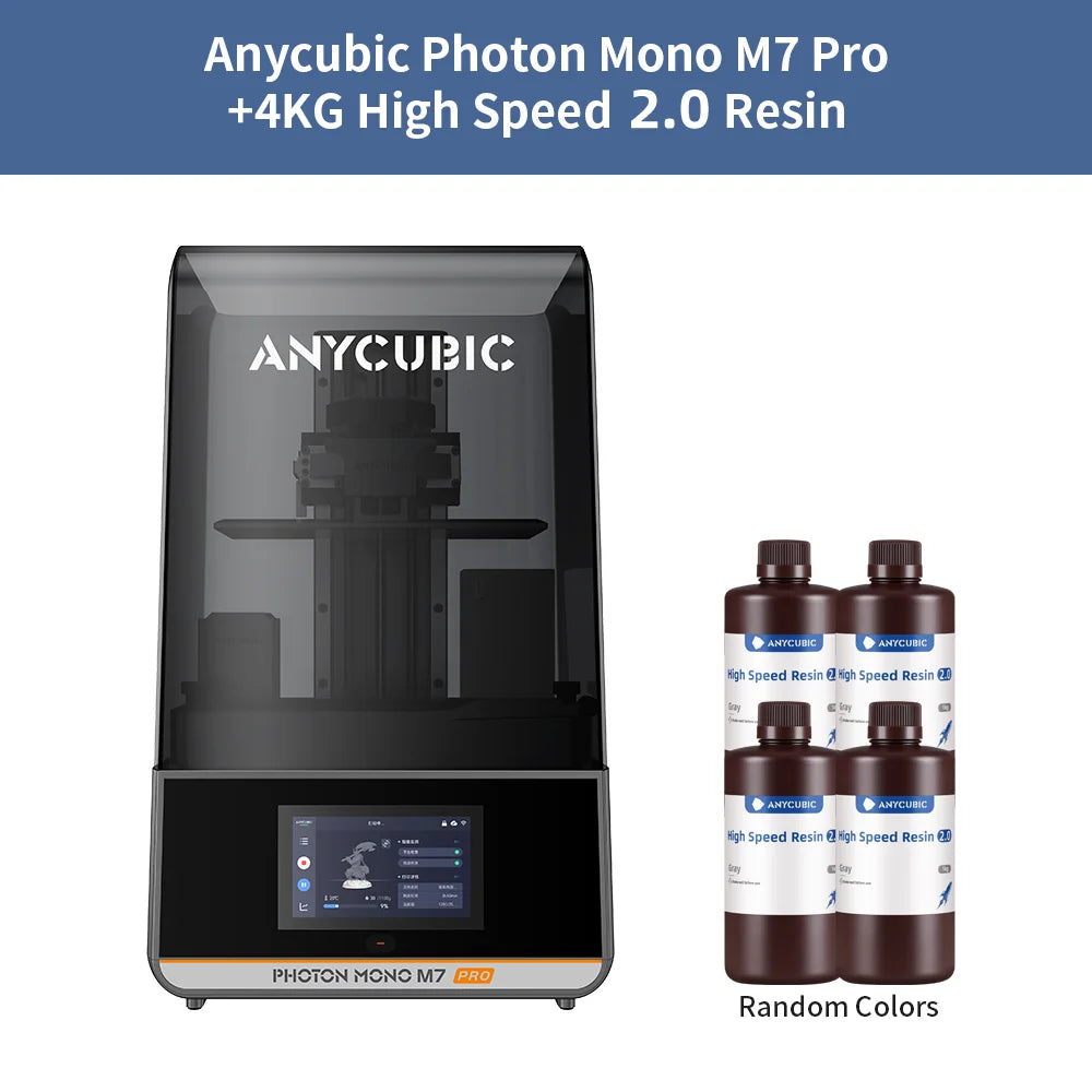 ANYCUBIC Photon Mono M7 Pro 14K Mono MSLA 3D tiskárna 10,1'' LCD Resin 3D rychlost tiskárny Až 170 mm/h Velikost tisku 223*126*230mm