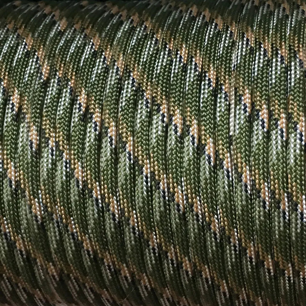 7 Cores 550 Paracord Cord 5 15 30 M Průměr 4 mm Pro Outdoor Camping Přežití Lanyard Padákové lano Turistické stany Příslušenství