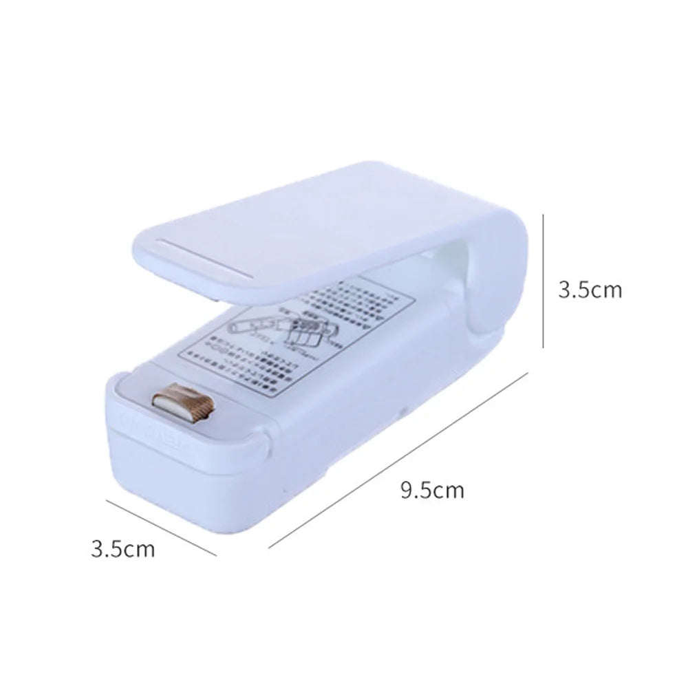1ks Mini zahřívací stroj na uzavírání sáčků Balení Sáčky na zatavování Tepelné plastové sáčky na potraviny Uzávěr Přenosný uzavírací stroj Kuchyňské doplňky