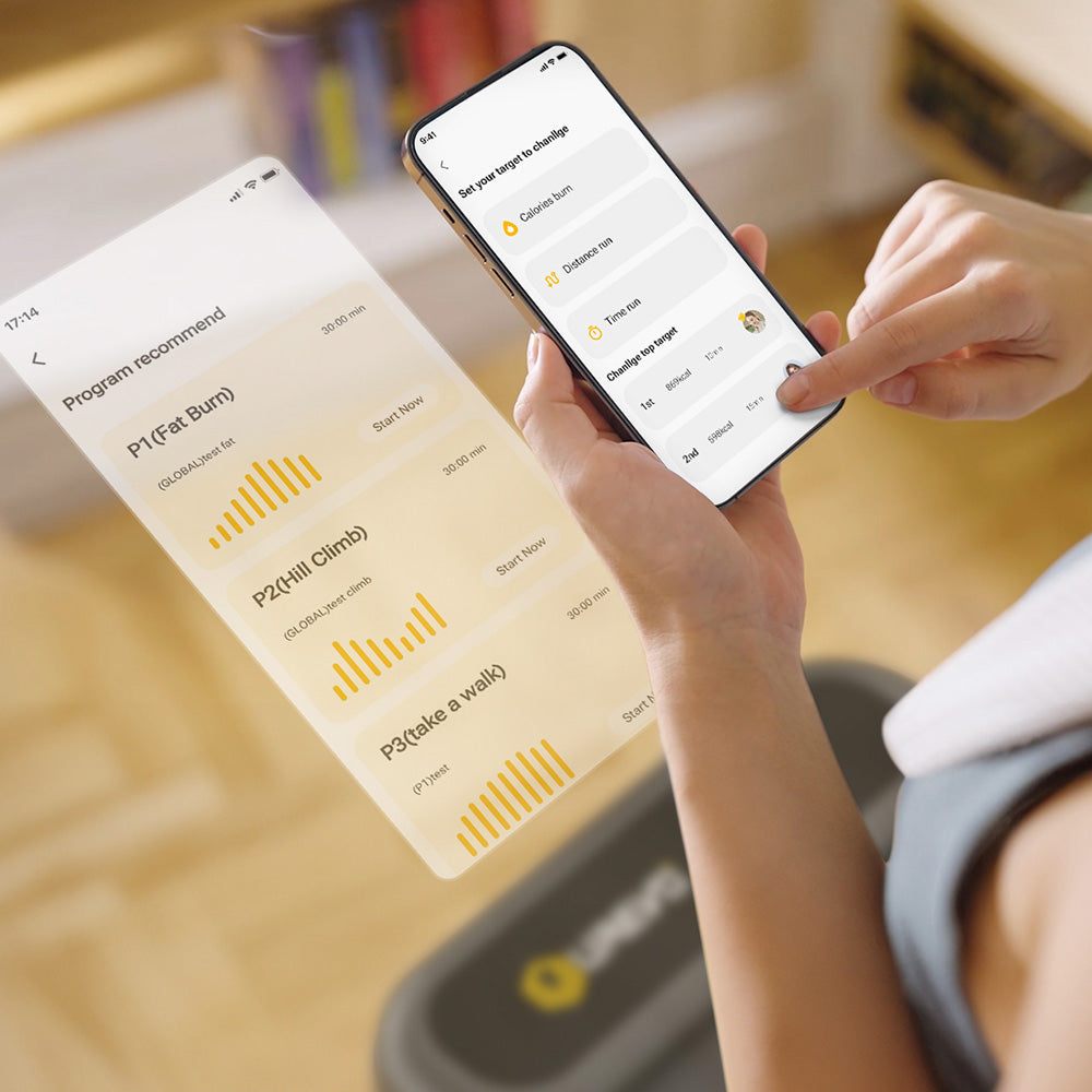 UREVO 3S Smart Walking Treadmill, 9-Level Auto Incline, 0.8-6KM/h Speed, 120kg Load-Bearing, LED Display, App Control