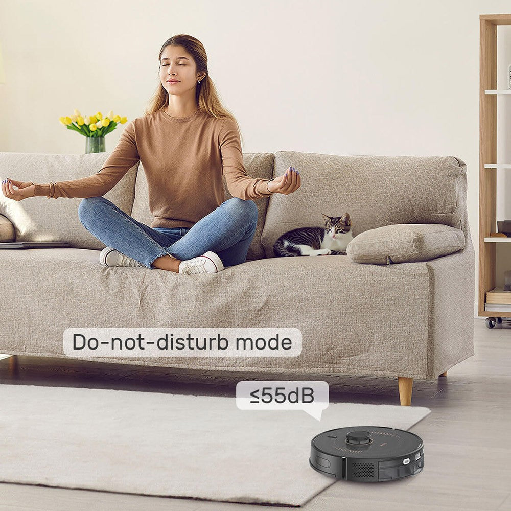 Verefa L11 Pro Robot Vacuum Cleaner, Self Emptying, 3000Pa Suction, LiDAR Navigation, 4L Dust Bag, Max 270 Mins Runtime, 70 Days Hands-Free Cleaning, App / Voice Control