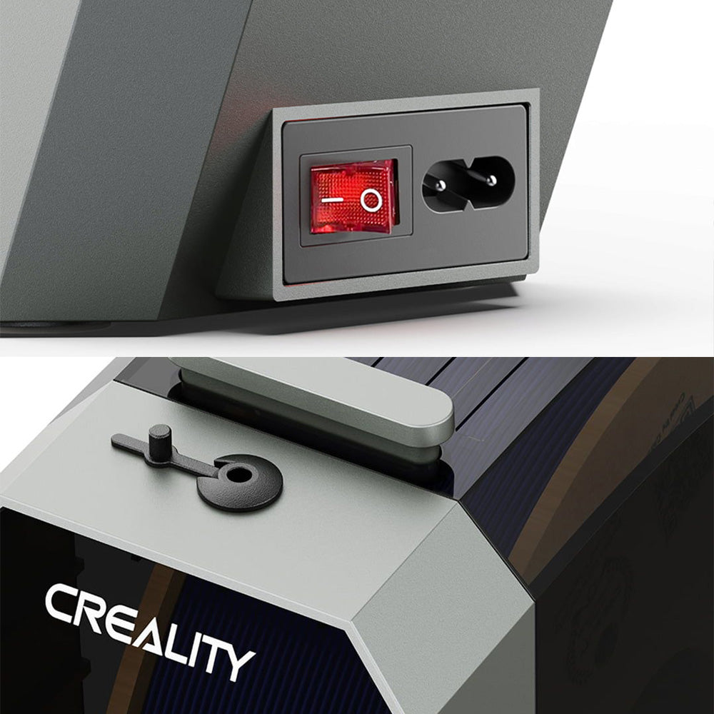 Creality Space Pi Filament Dryer Box for 3D Printer, PTC 360 Degrees Hot-Air Heating, 48H Timer, LCD Touch Screen