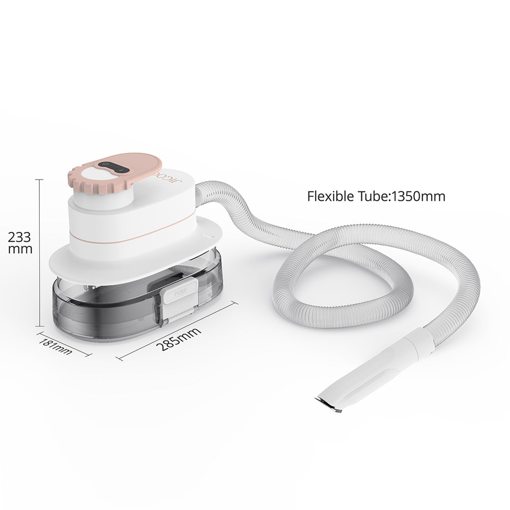 JIGOO P300 11 in 1 Pet Grooming Vacuum Kit, 3 Speed Modes, 4L Dust Cup, 4 Guide Combs, Low Noise - US Plug