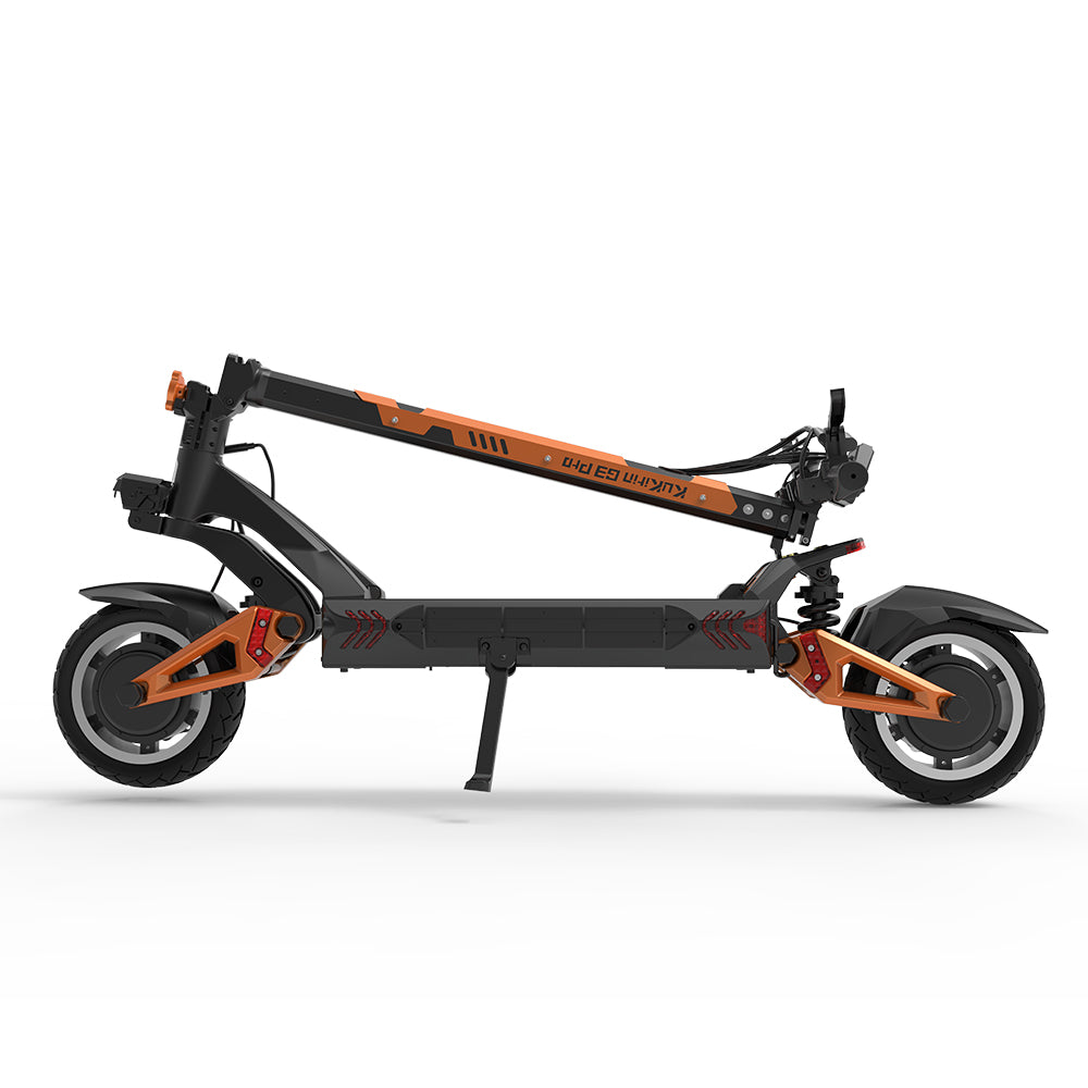 KuKirin G3 Pro 2024 Version 1200W*2 Motor Off-Road Electric Scooter 10 Inch Tire 52V 23.2Ah Removable Battery 80km range 65km/h Max Speed Dual Hydraulic Shock Absorber system IP54 Waterproof Dual Hydraulic Brake
