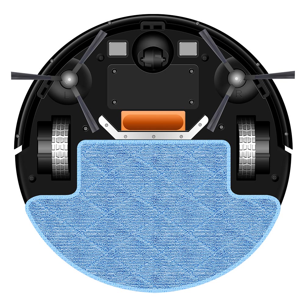 Liectroux V3S Pro Robot Vacuum Cleaner, 4000Pa Suction, Dry Wet Mopping, 2D Map Navigation, with Memory, WiFi App Voice Control