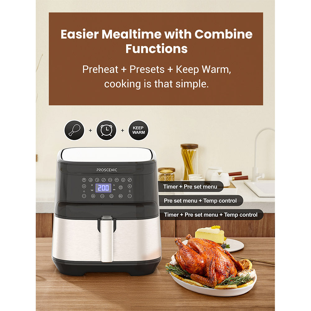 Proscenic T21 Smart Air Fryer 1700W Oil-free With Multi Functions
