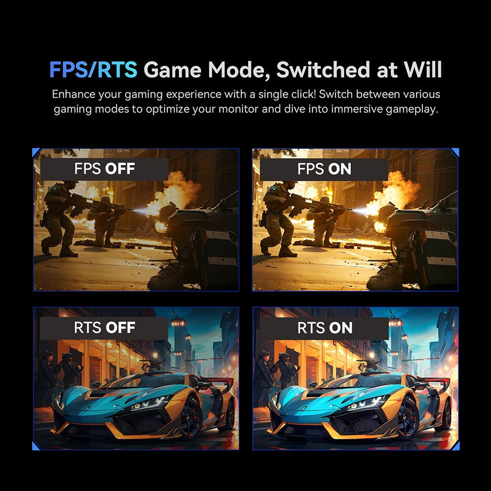 TITAN ARMY P25A2H Gaming Monitor, 25-inch 1920x1080 FHD Screen, 240Hz Refresh Rate, 1ms MPRT, Adaptive Sync, 178° Viewing Angle, 95% DCI-P3 Color Gamut, Support FPS/RTS Game Mode, PIP & PBP Display, Low Blue Light, Wall Mount