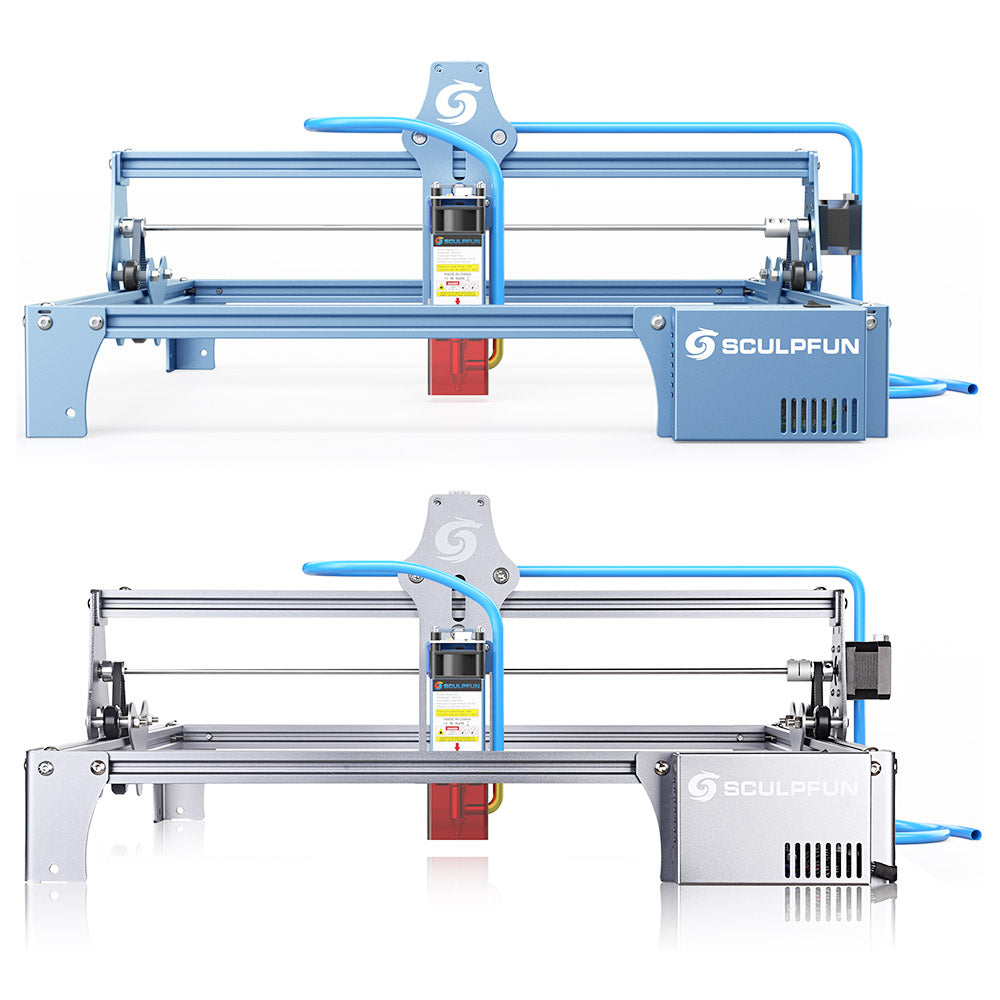 SCULPFUN S10 10W Laser Module Set, High Speed Air Assist, Fixed Focus, 0.08mm Ultra-Fine Compressed Spot, Adjustable Laser Eye Shield