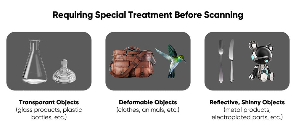 3D skener 3DMakerpro Moose, přesnost 0,03 mm, rozlišení 0,07 mm, modrý LED zdroj světla, 24bitová barevná kamera, vizuální sledování AI, snímková frekvence 10 snímků za sekundu, objektivy s ochranou proti otřesům, kompatibilní s Windows/MacOS