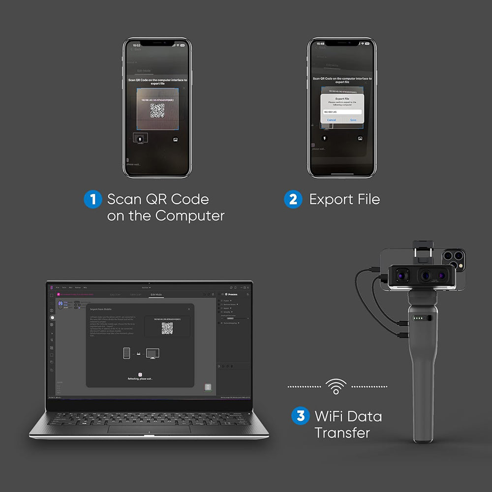 3DMakerpro Smart Grip pro 3D skenery Seal/Seal Lite/Moose/Moose Lite